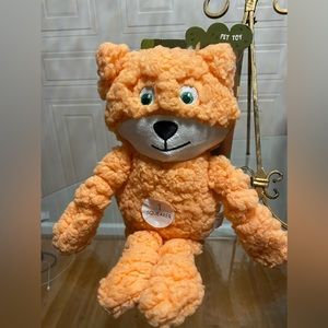 - Brand New  Christmas Dog Toy With Squeaker Dog 12” Very Fluffy.